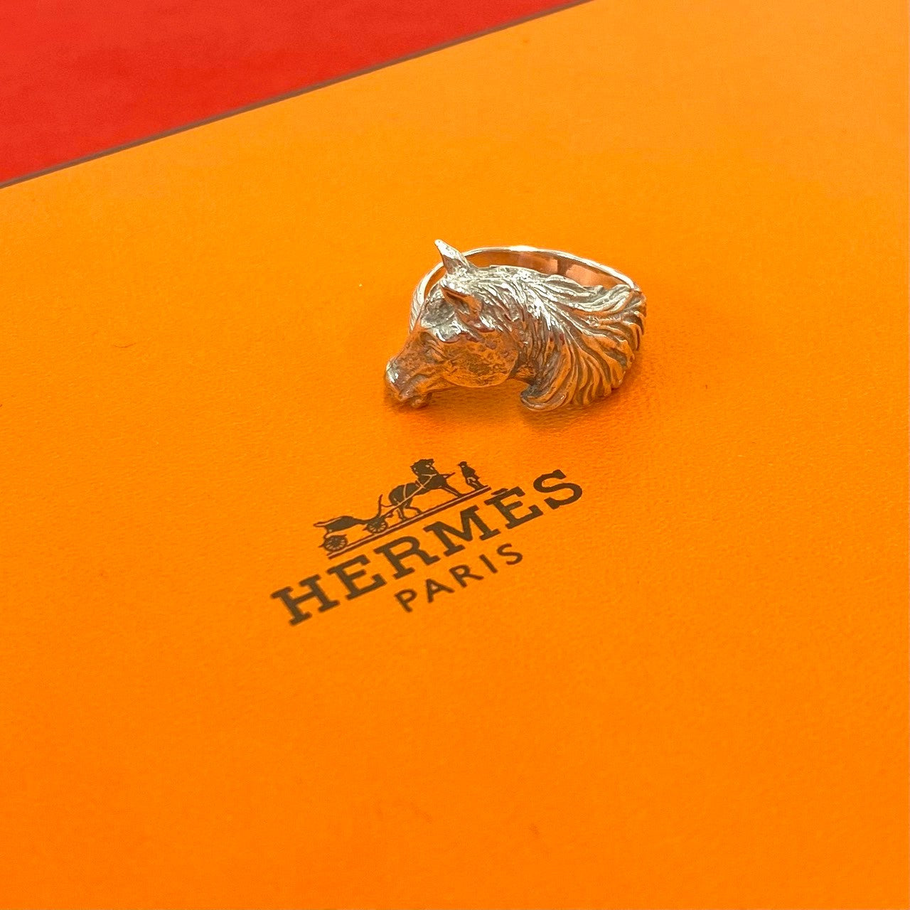 HERMES (Vintage) Cheval Horse Ring Ring – Trip