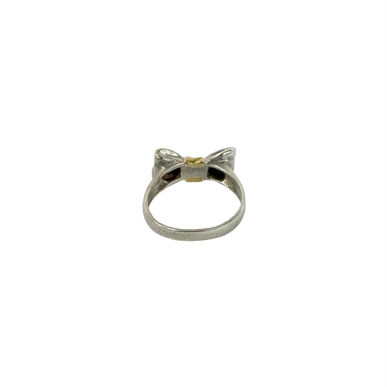 Tiffany & Co. リボン リング 925 ヴィンテージティファニー TIFFANY&Co. ティファニー (Vintage) リボン リング 925 K18 750YG