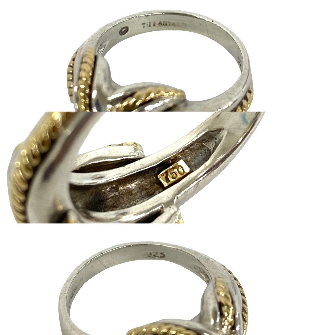 TIFFANY&Co. ティファニー (Vintage) シグネチャークロス リング 925