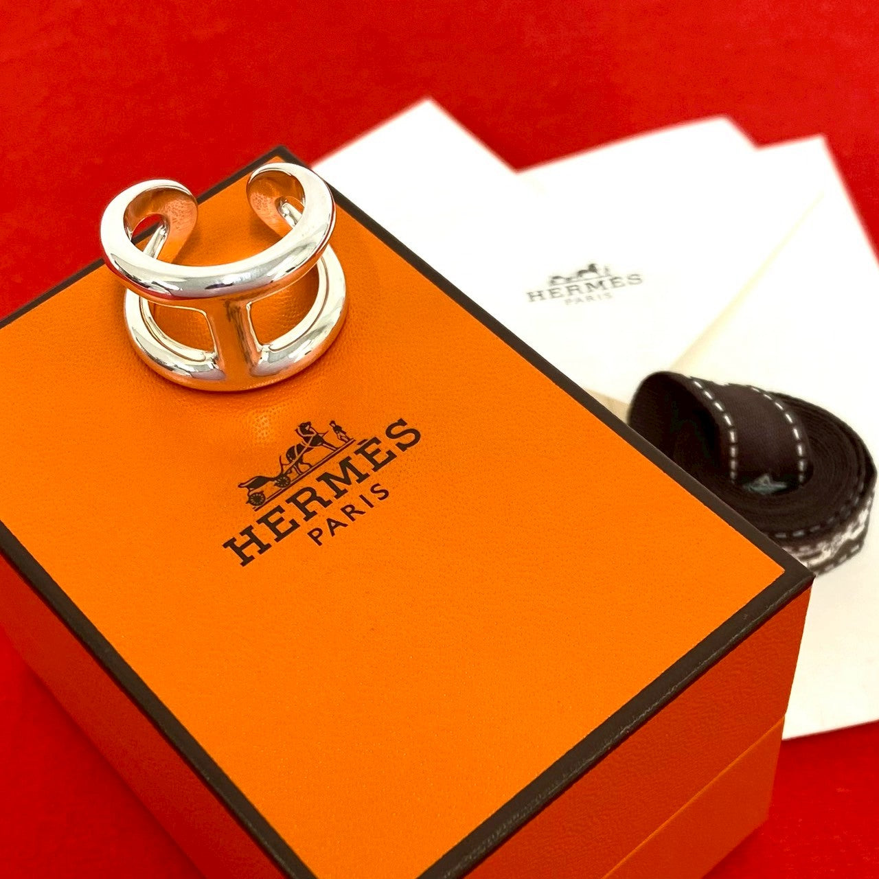 HERMES エルメス オスモズ GM リング 指輪 – Trip