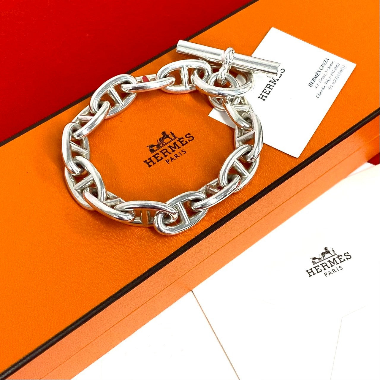 HERMES（エルメス） 極 美品 シェーヌダンクル GM 13コマ ブレスレット