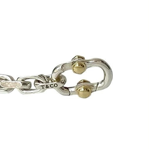 ◆ティファニー　TIFFANY　メイカーズ　ナロー　チェーン　ブレスレット　良品 TIFFANY&Co. ティファニー メイカーズ ナロー チェーン ブレスレット