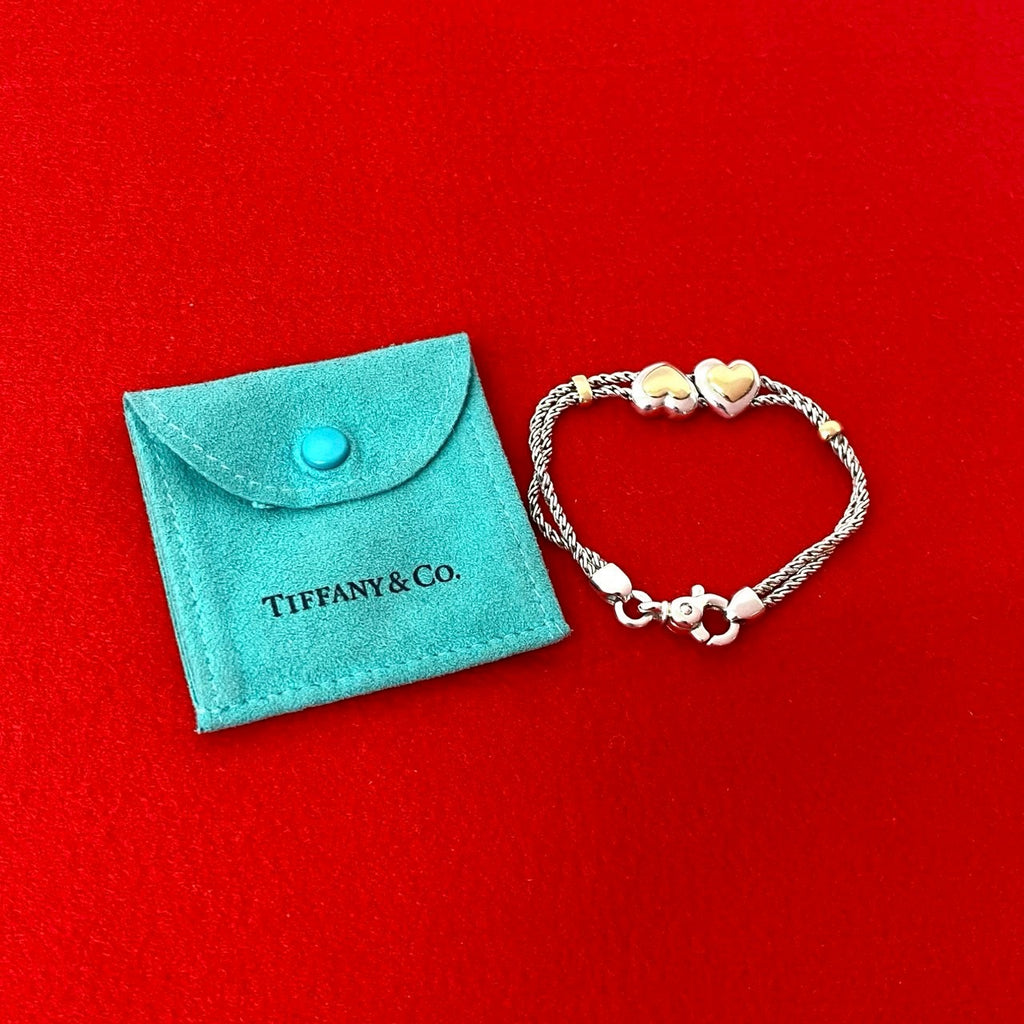TIFFANY&Co. ティファニー ダブルロープ ハート ブレスレット – Trip
