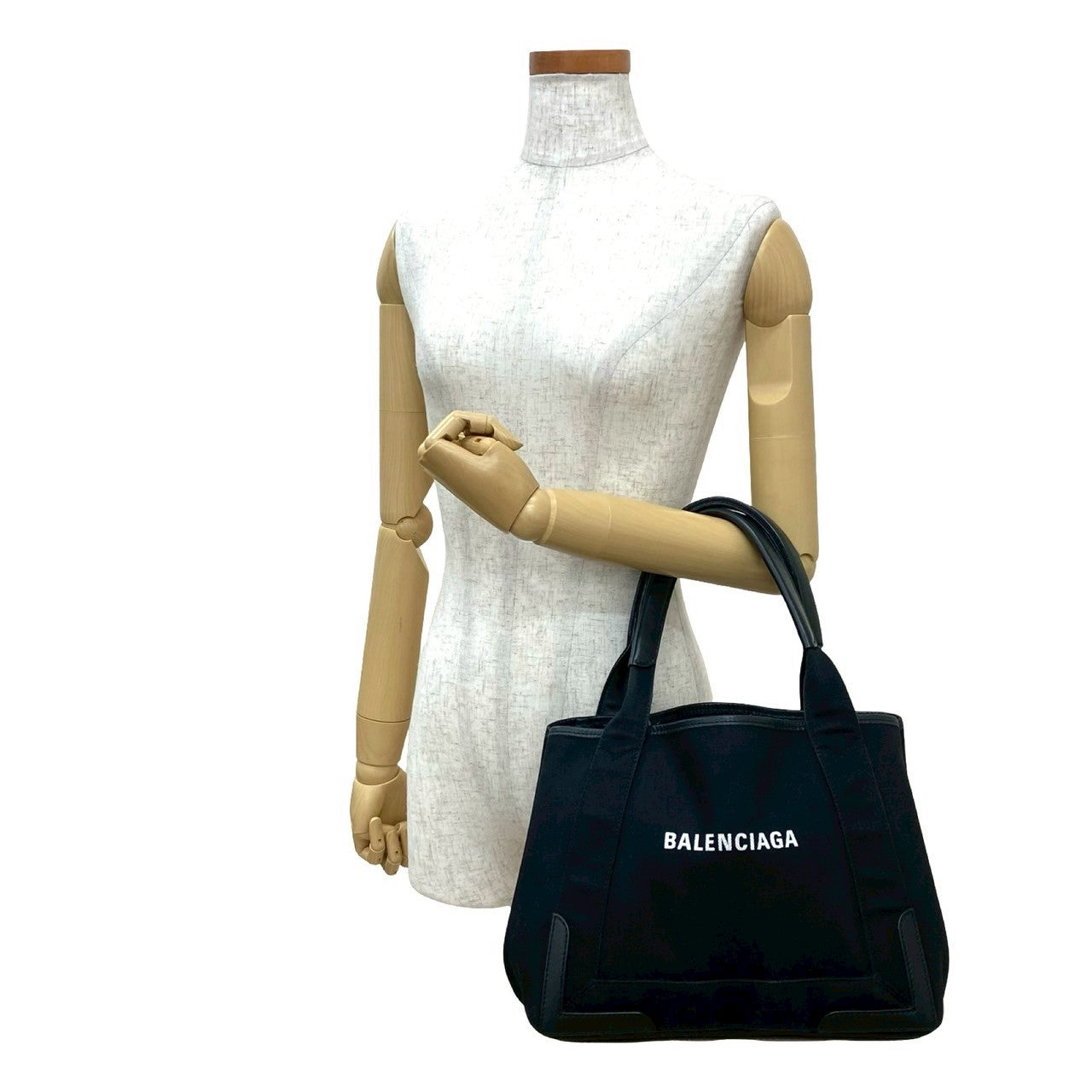 BALENCIAGA バレンシアガ ネイビーカバス S トートバッグ – Trip