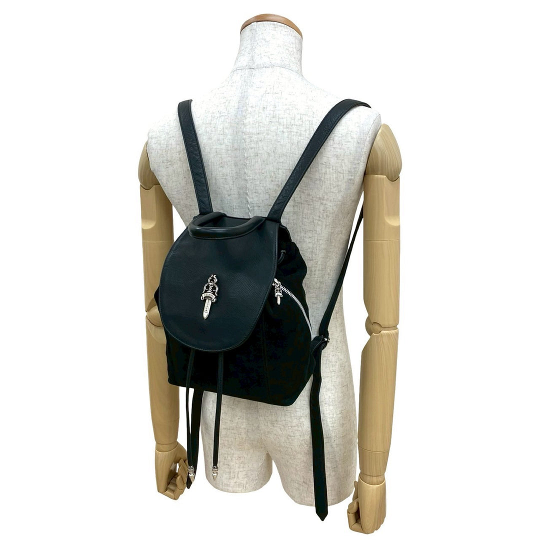CHROME HEARTS Leather & Suede Iggy Drawstring Backpack TAN Chrome Hearts | Bags | Chrome Hearts Leather Suede Iggy  main image 3