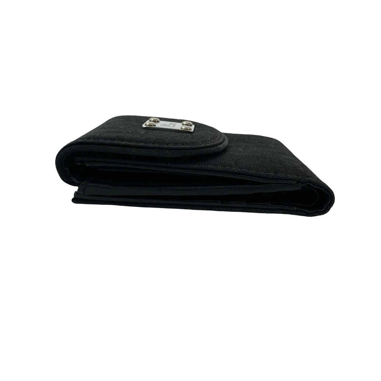 Christian Dior 二つ折り財布 ブラック Christian Dior [正規ラッピング済] ディオール 財布 二つ折り