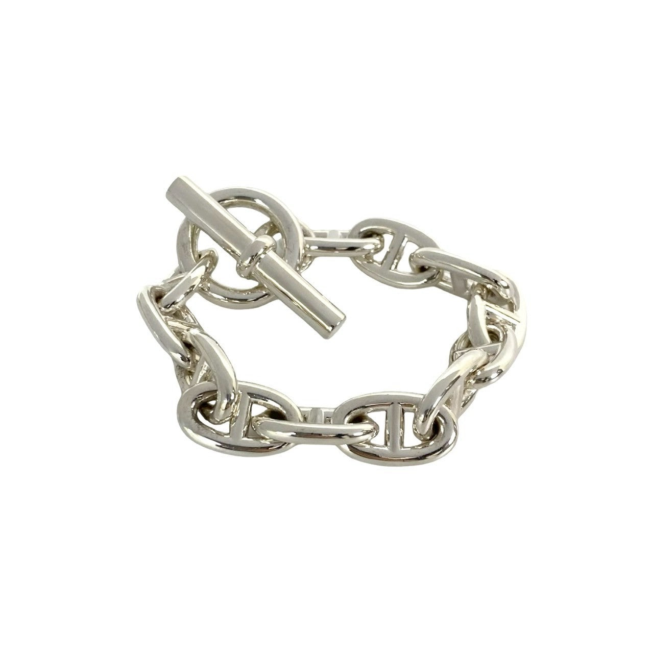 HERMES エルメス シェーヌダンクル TGM 12コマ ブレスレット – Trip