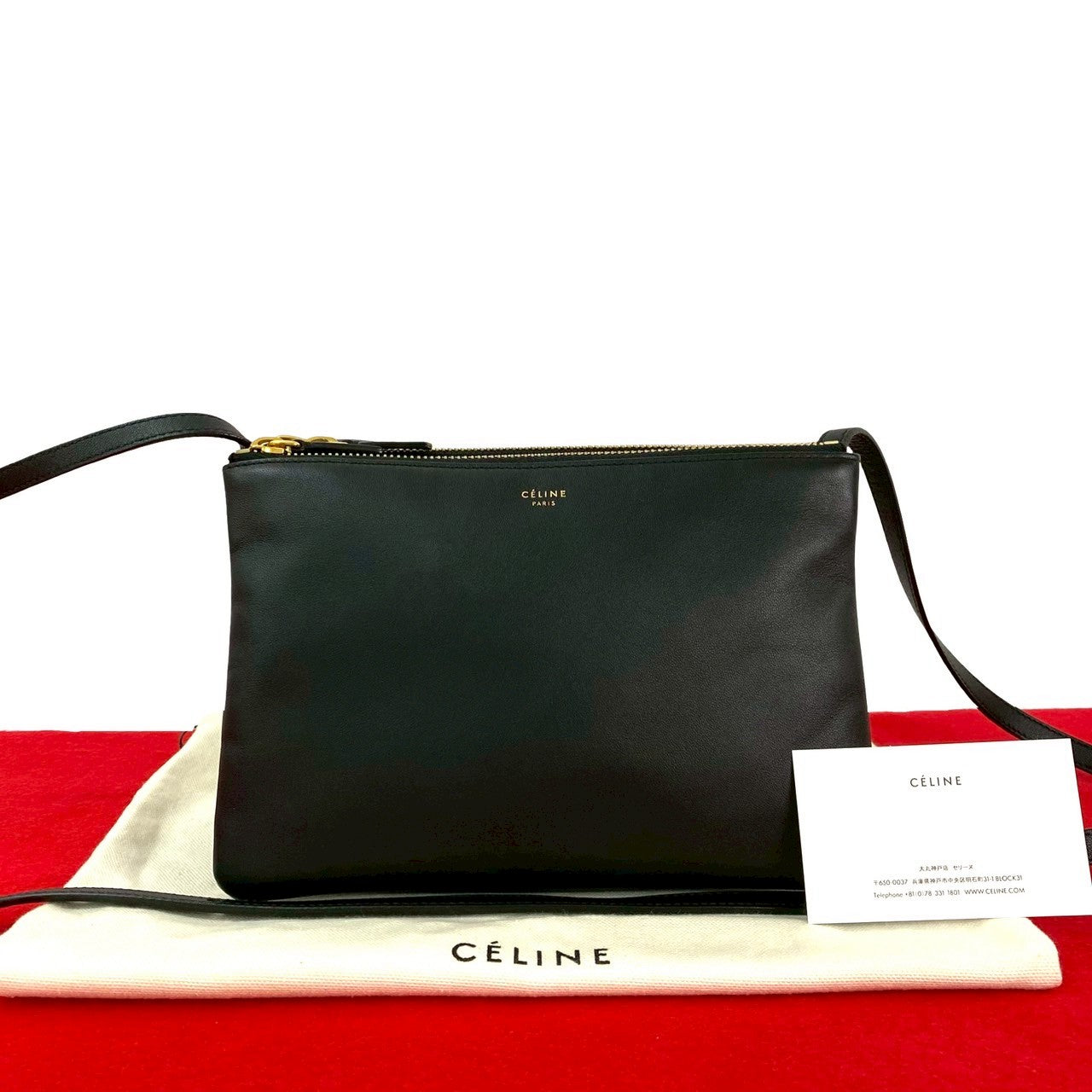 CELINE セリーヌ トリオ スモール ショルダーバッグ – Trip CELINE セリーヌ トリオ スモール ショルダーバッグ – Trip