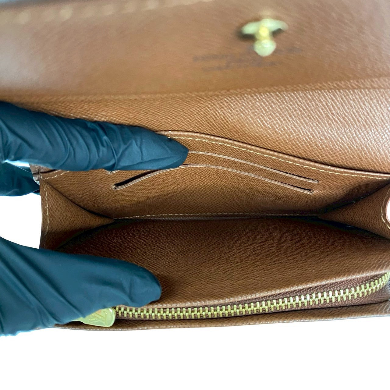 LOUIS VUITTON ルイヴィトン ポルト モネ ジップ 二つ折り財布