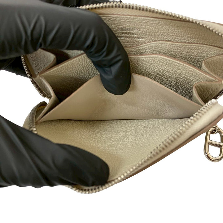 coin case hermes zip and go