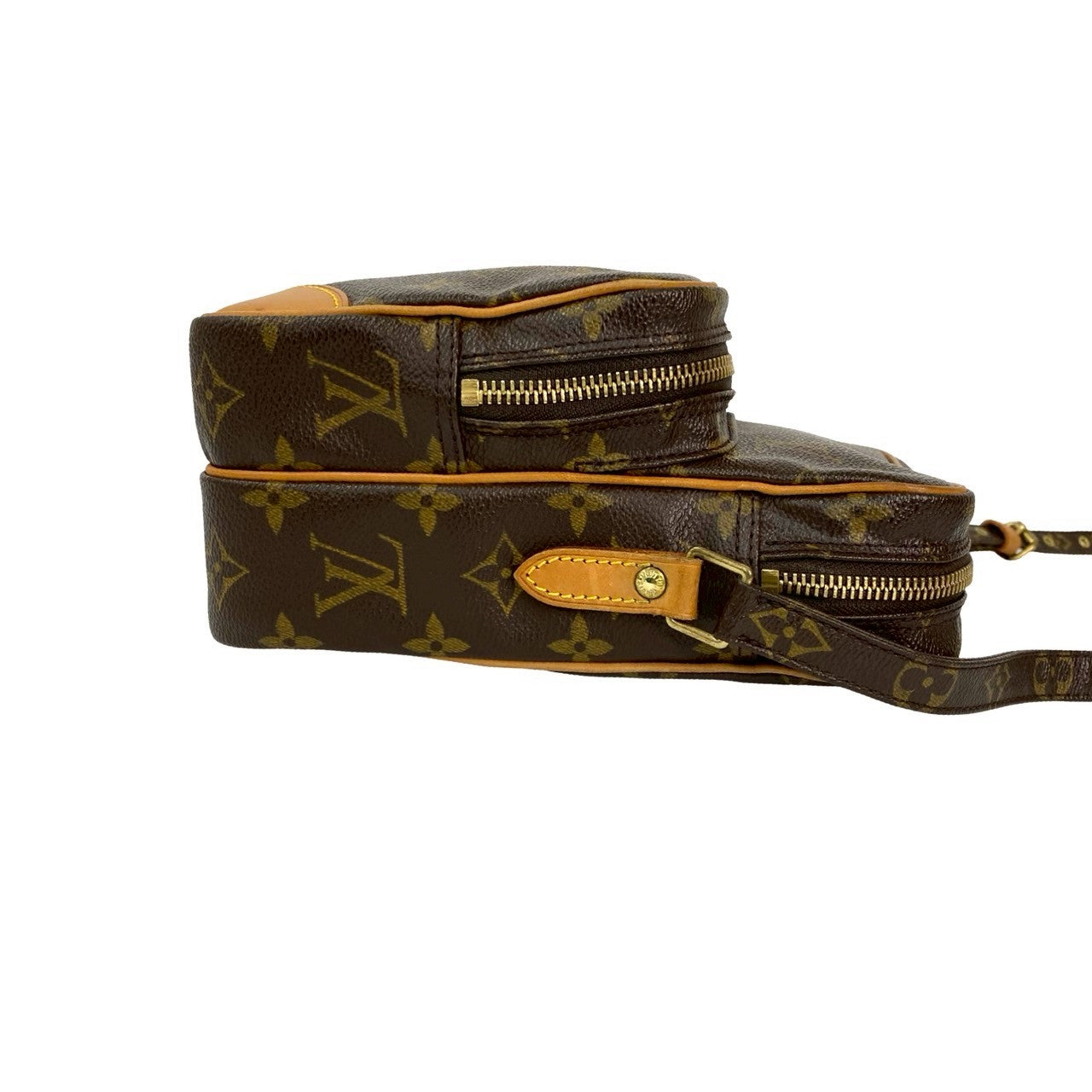 LOUIS VUITTON ルイヴィトン ヴィンテージ 旧アマゾン 斜め掛け モノグラム レザー ショルダーバッグ ブラウン ユニセックス LOUIS VUITTON ルイヴィトン (Vintage) アマゾン ショルダーバッグ – Trip