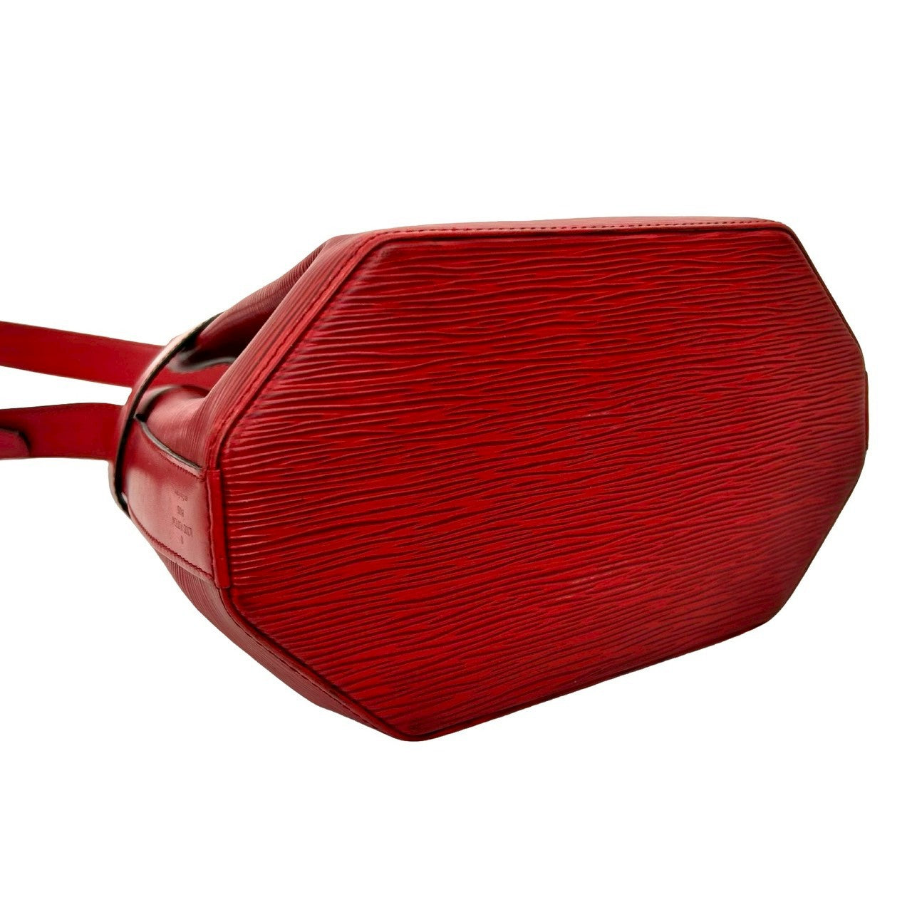 極 美品 LOUIS VUITTON ルイヴィトン ヴィンテージ サック デ ポール PM エピ レザー 本革 ショルダーバッグ カスティリアンレッド 319-4 LOUIS VUITTON（ルイ・ヴィトン） 極 美品 ヴィンテージ サック デ