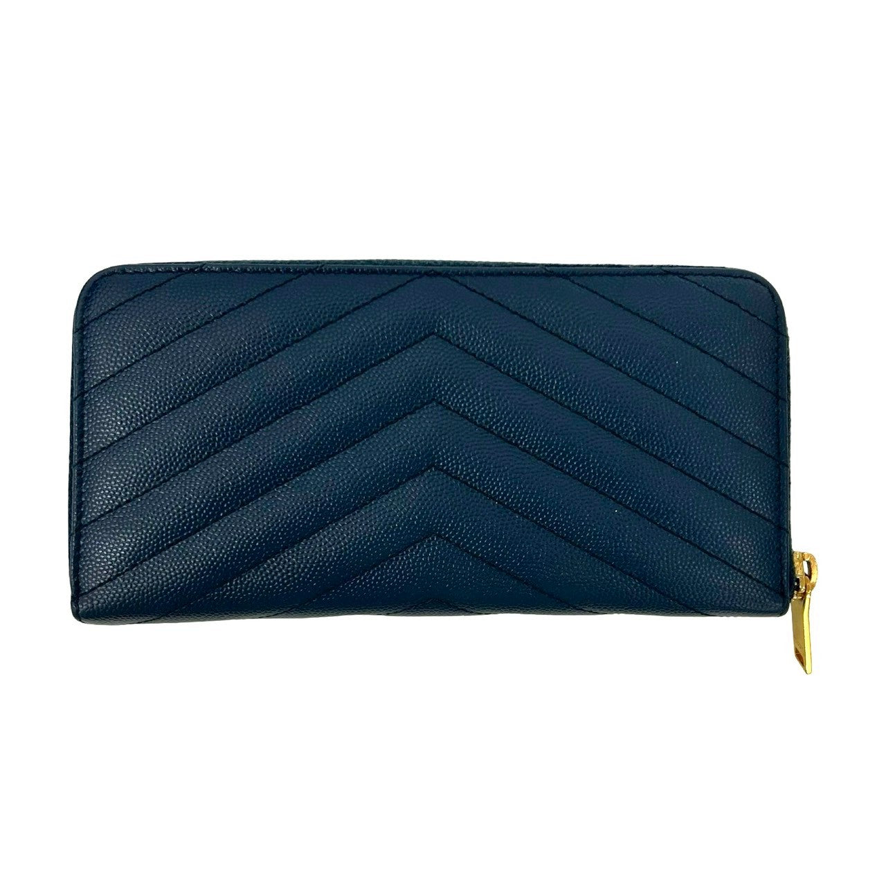 YSL 青 パテントレザー 長財布 SAINT LAURENT PARIS サンローランパリ 長財布 – Trip