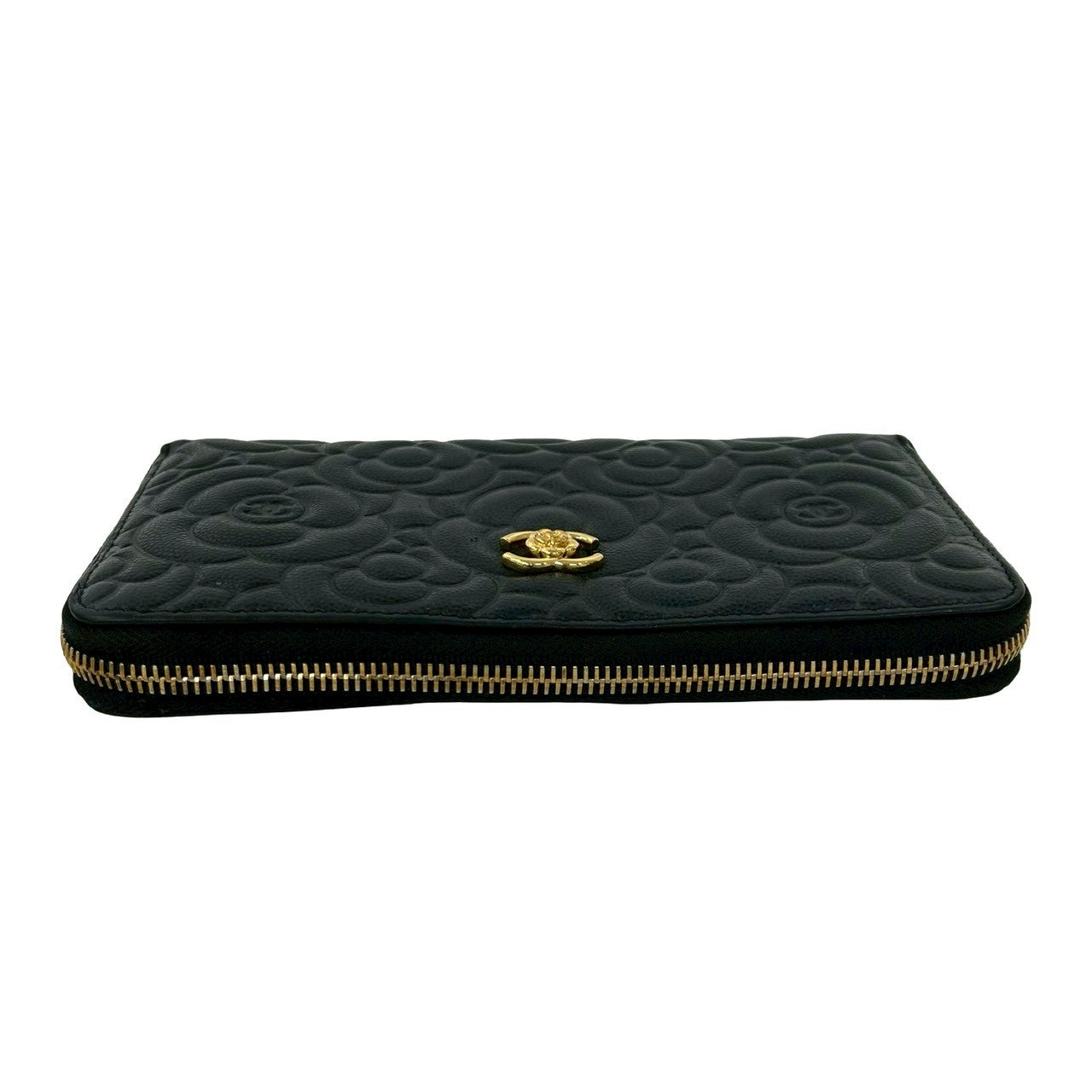 Chanel 長財布　保証書つき CHANEL（シャネル） 本物保証 箱付 ココマーク ロゴ ラウンド