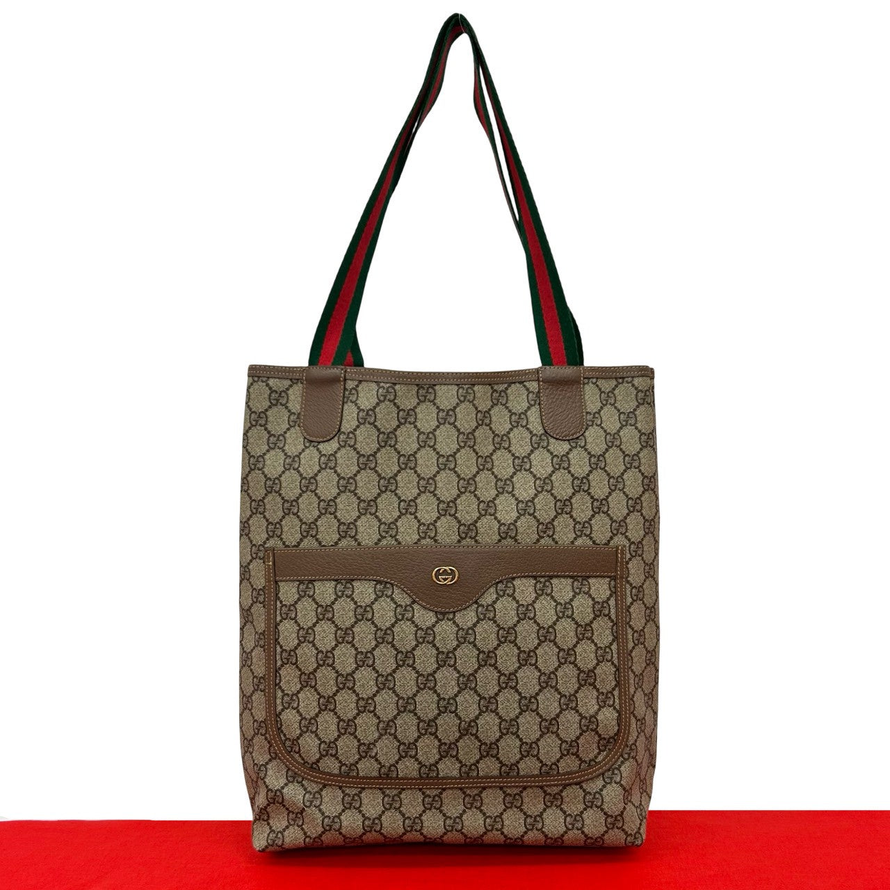 【大幅値下げ!】Gucci トートバッグ グ ロゴ柄　ヴィンテージ廃盤　男女兼用 GUCCI グッチ (Vintage) トートバッグ – Trip