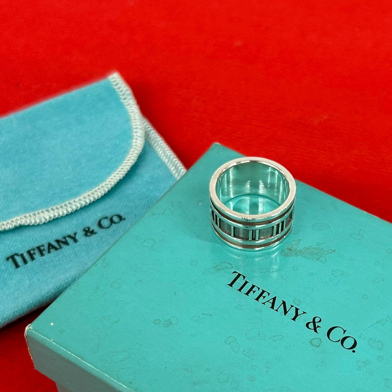 Tiffany & Co. アトラス ワイド リング 12.5号 TIFFANY&Co. ティファニー (Vintage) アトラス ワイド リング 指輪 – Trip