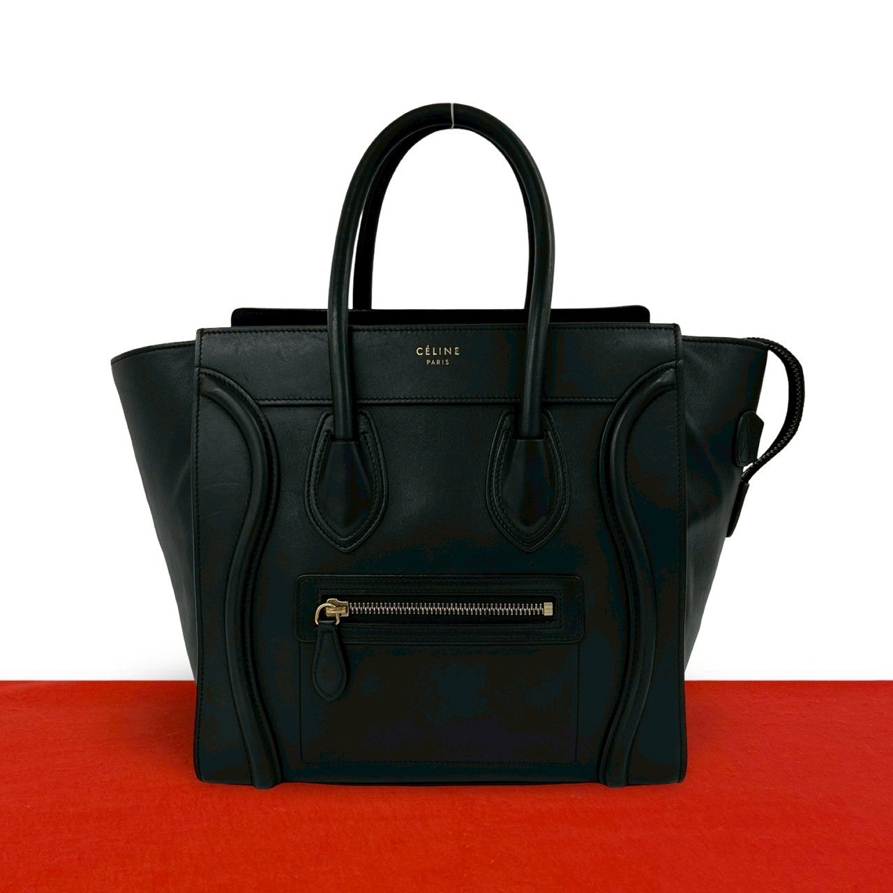 CELINE セリーヌ ラゲージ CELINE セリーヌ ラゲージ マイクロショッパー ハンドバッグ – Trip