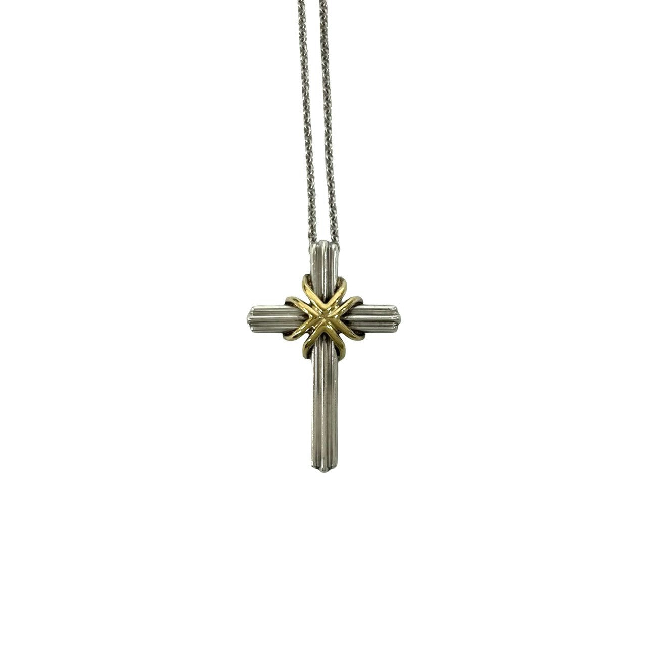 TIFFANY&Co. ティファニー (Vintage) シグネチャー クロス ネックレス