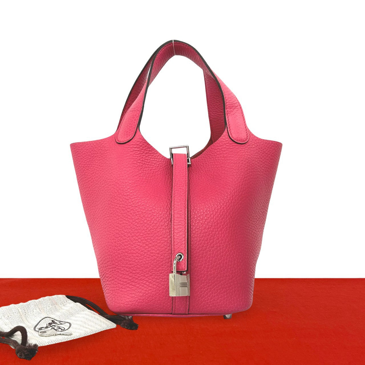 HERMES ピコタンロック ハンドバッグ　MM HERMES エルメス ピコタンロック MM ハンドバッグ トリヨンクレマンス