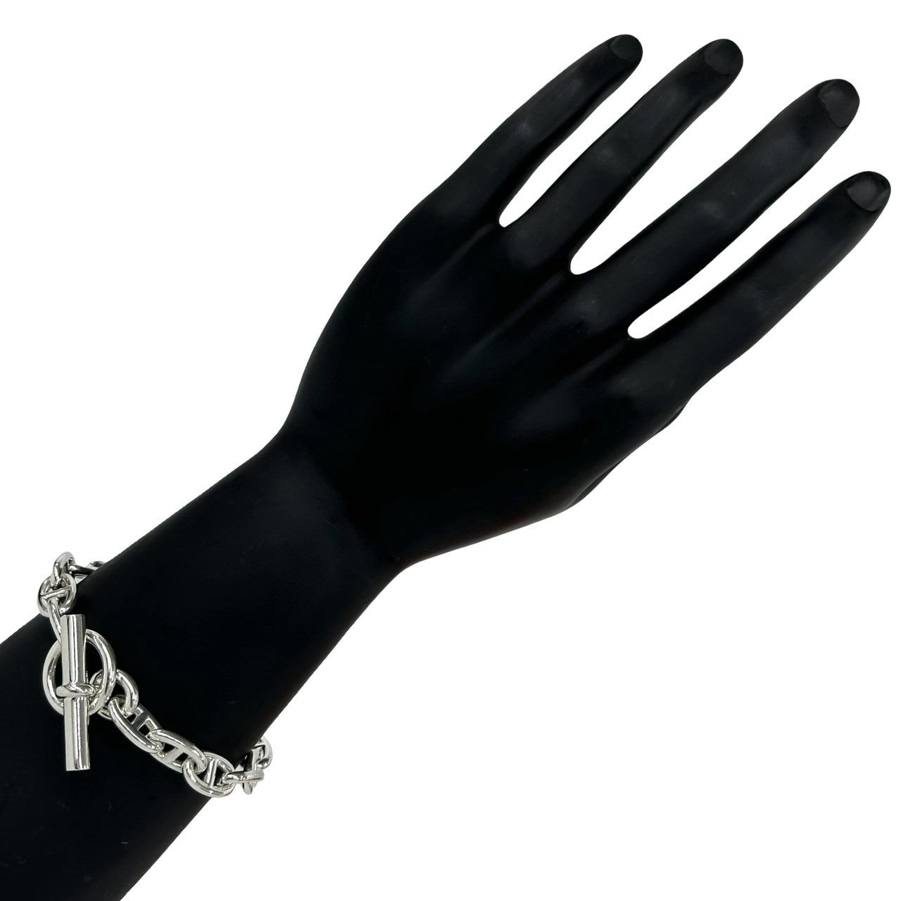 【美品】HERMES エルメス ブレスレット シェーヌダンクル MM16コマ HERMES エルメス シェーヌダンクル MM 16コマ ブレスレット – Trip