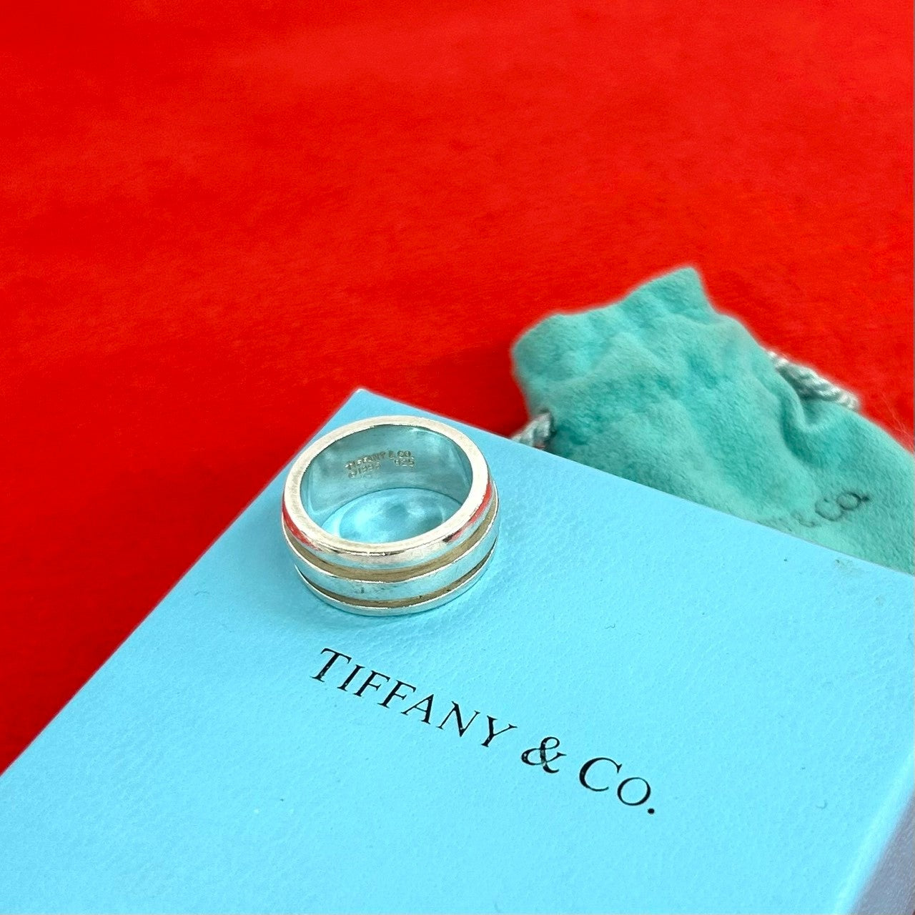 TIFFANY&Co. ティファニー グルーブド ダブルライン リング 指輪 – Trip