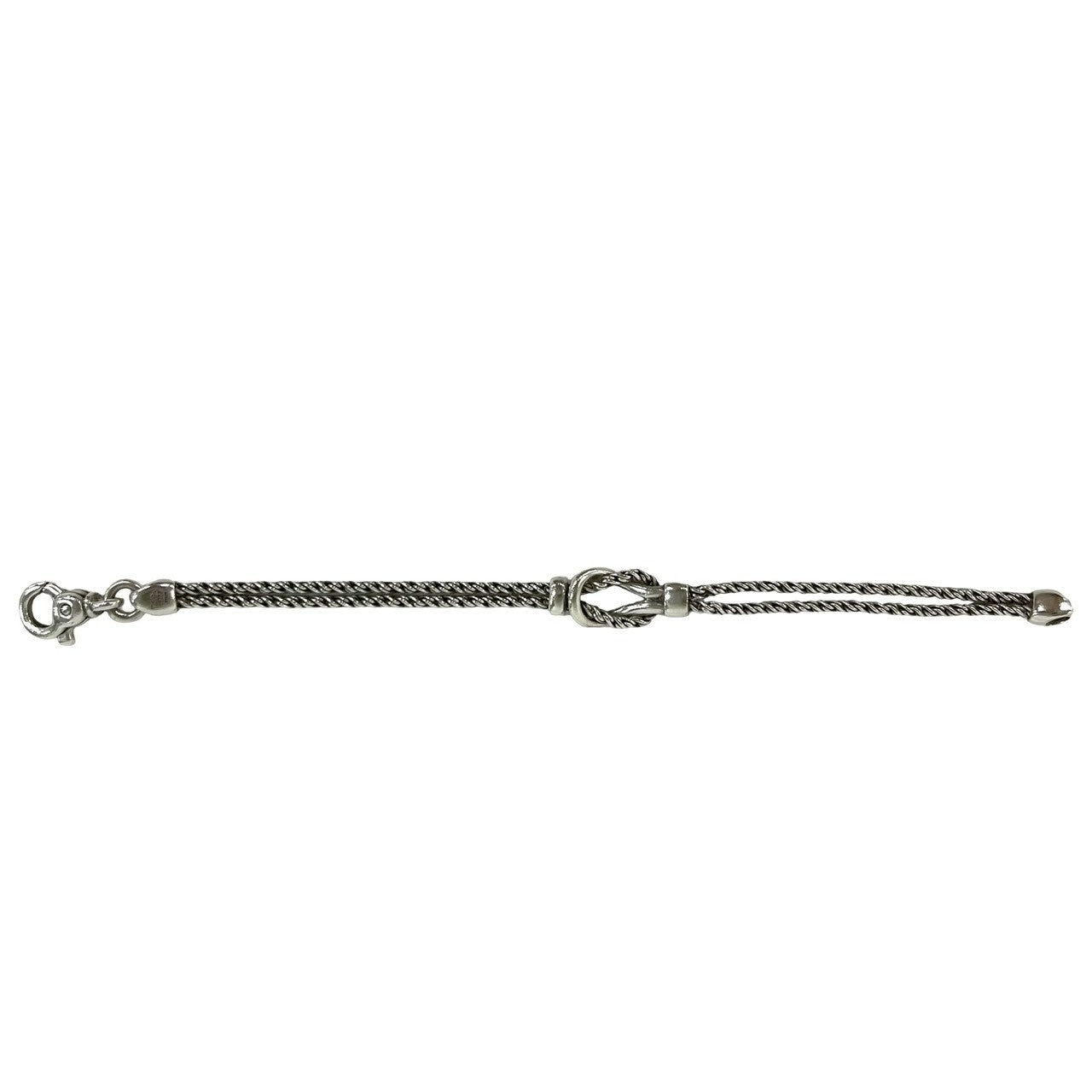 TIFFANY&Co. ティファニー ダブルロープ センターノット ブレスレット