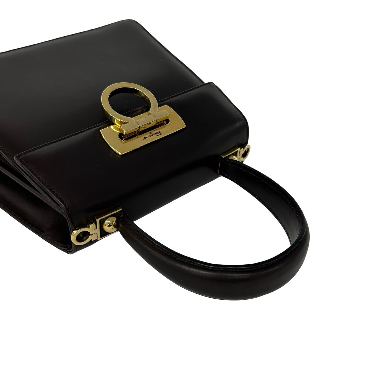 た*う様 希少✨サルヴァトーレフェラガモ ウール100% ビッグシルエットダッフ Salvatore Ferragamo サルヴァトーレフェラガモ (Vintage) ショルダー
