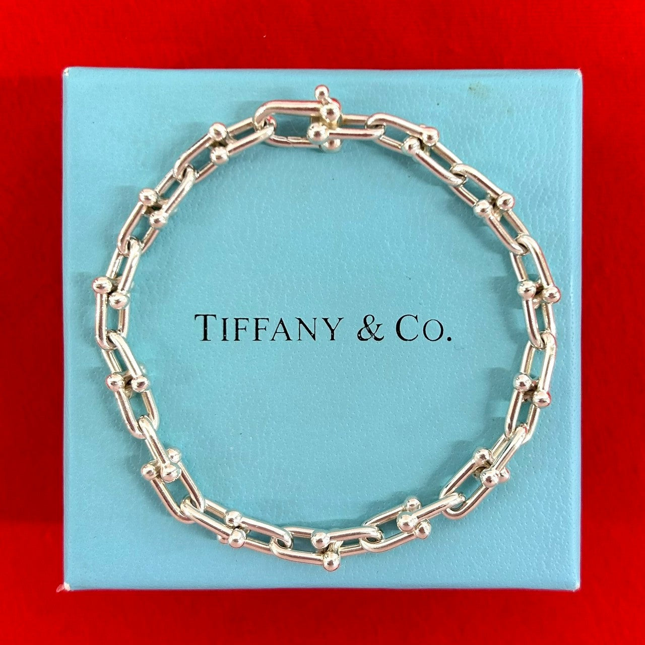 TIFFANY&Co. ティファニー ハードウェア スモールリンク ブレスレット