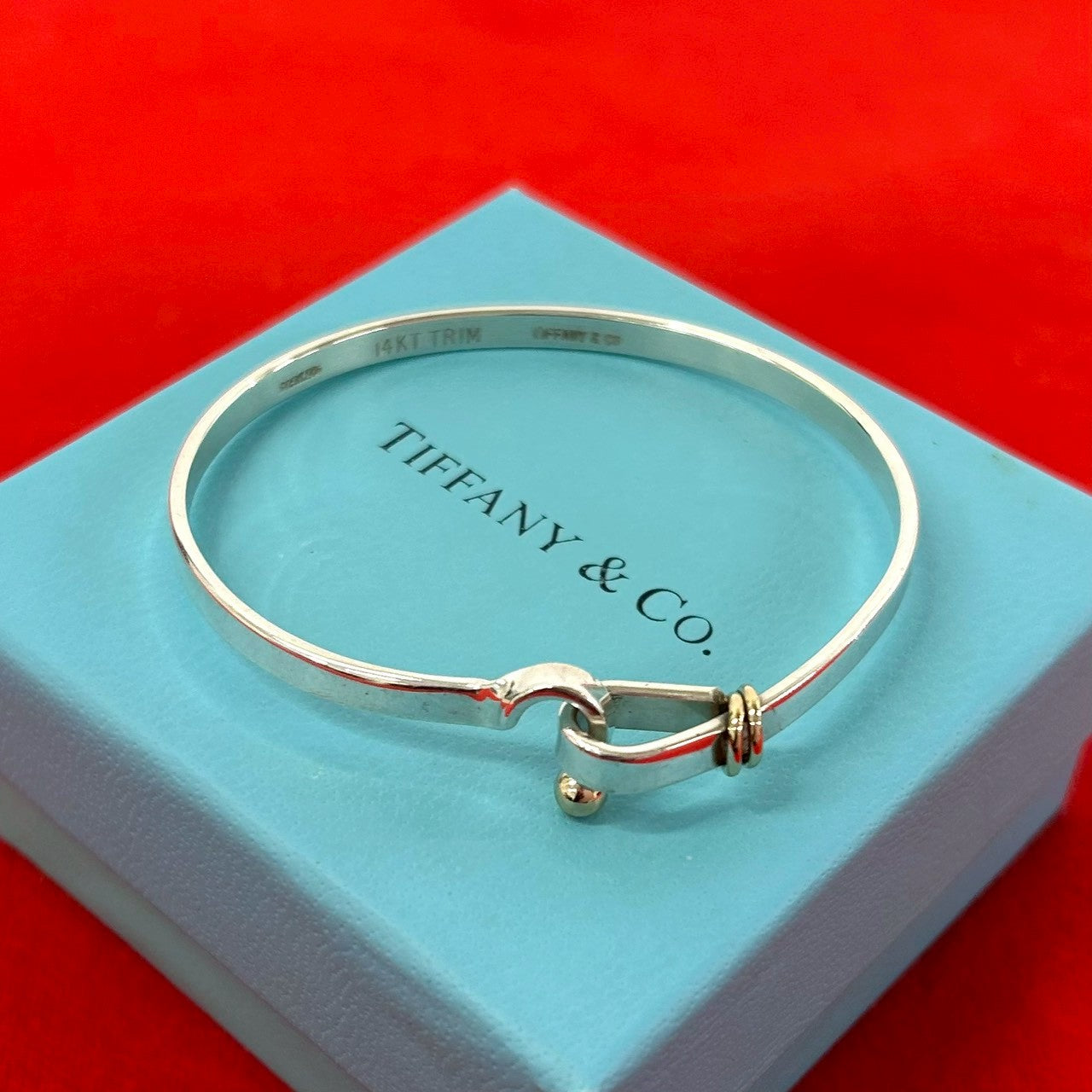 TIFFANY&Co. ティファニー (Vintage) フック＆アイ バングル 925 K14