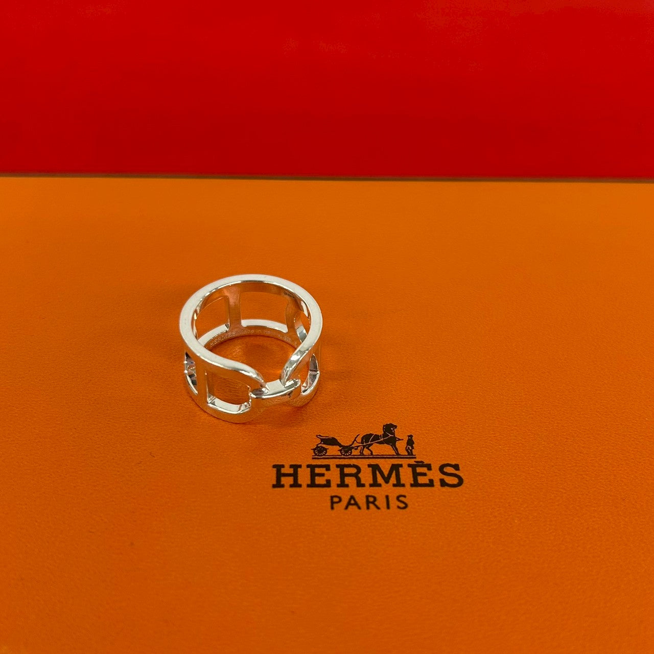 HERMES エルメス (Vintage) エヴァー シェーヌダンクル リング 指輪 – Trip