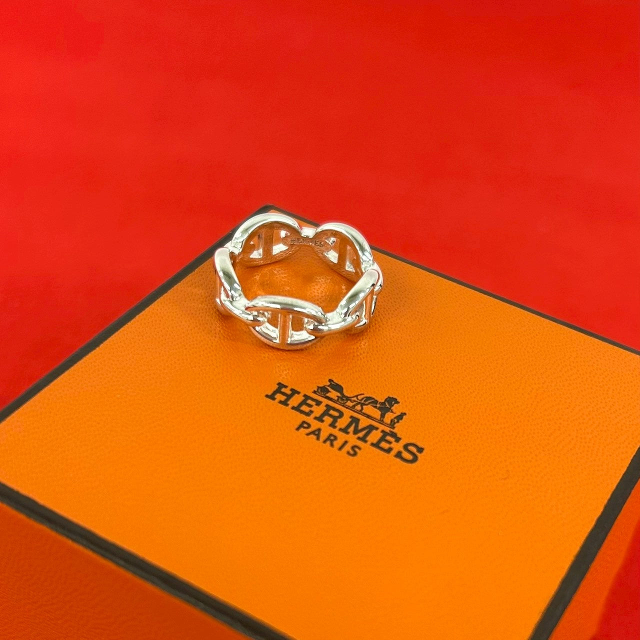 HERMES エルメス シェーヌダンクル アンシェネ リング 指輪 – Trip