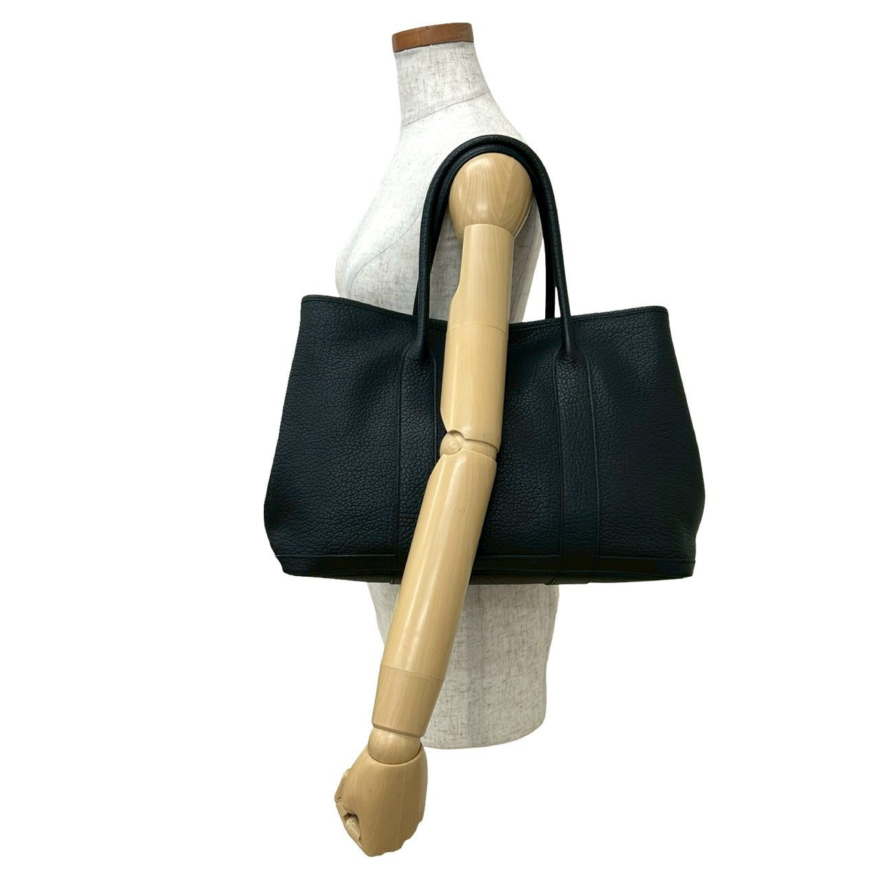 HERMES エルメス ガーデンパーティー トートバッグ ブラック 美品