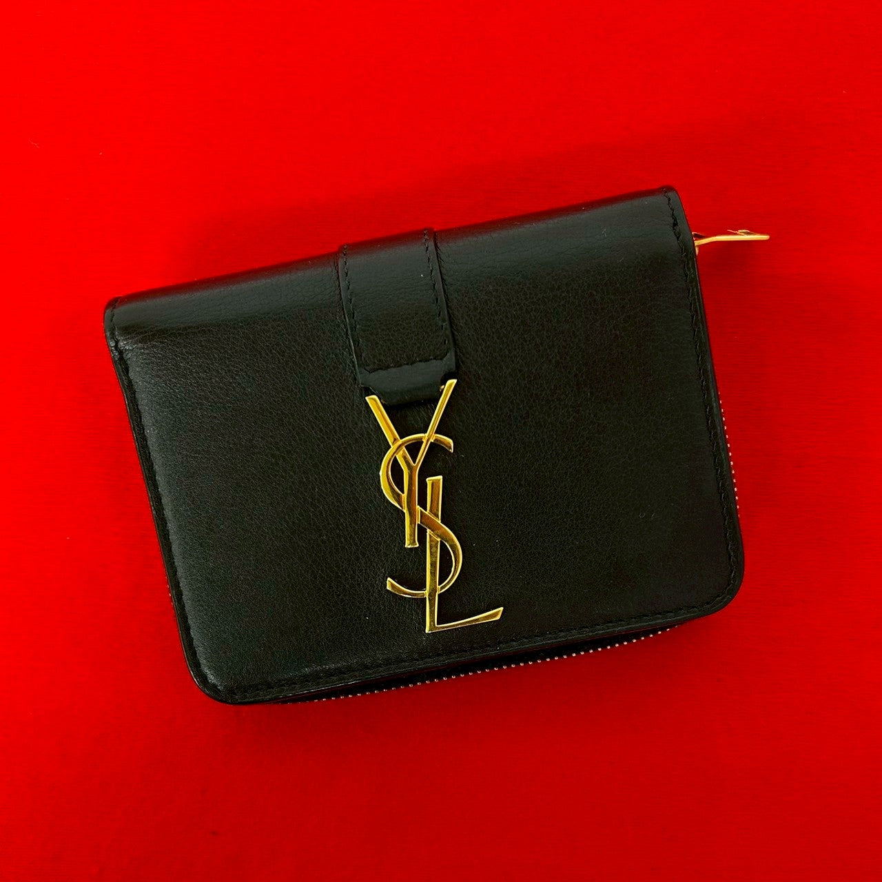 SAINT LAURENT サンローラン 二つ折り財布 – Trip