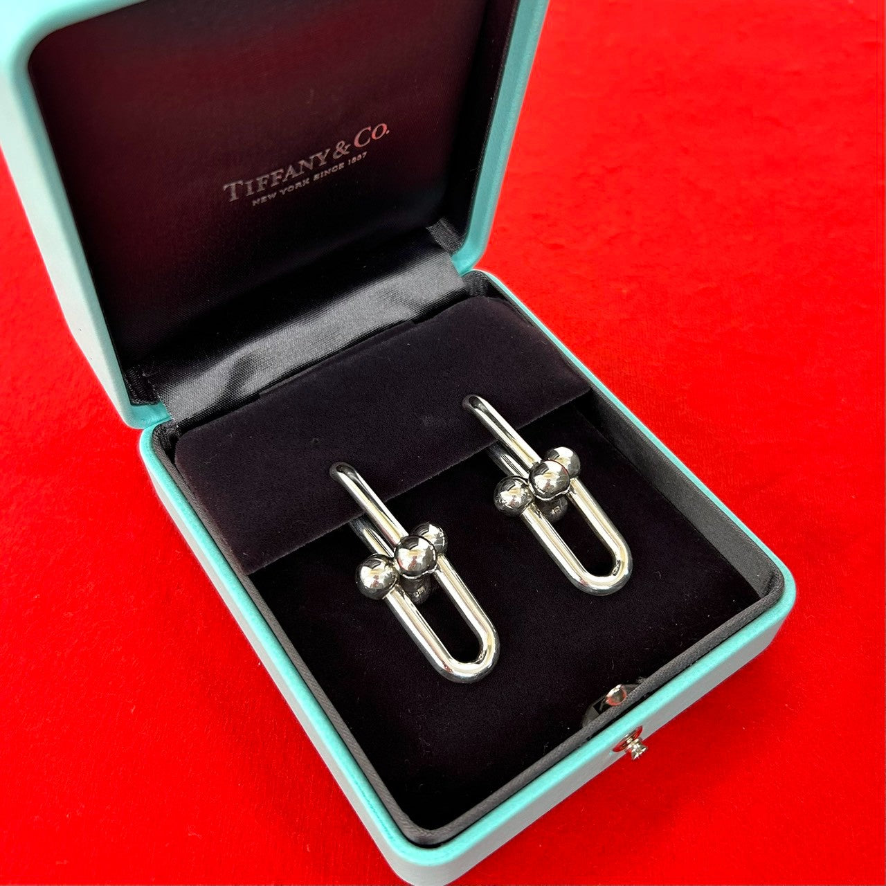 【限定】Tiffany & Co. ハードウェア　ピアス　エクストラ　ラージ TIFFANY&Co. ティファニー ハードウェア エクストララージ ピアス – Trip