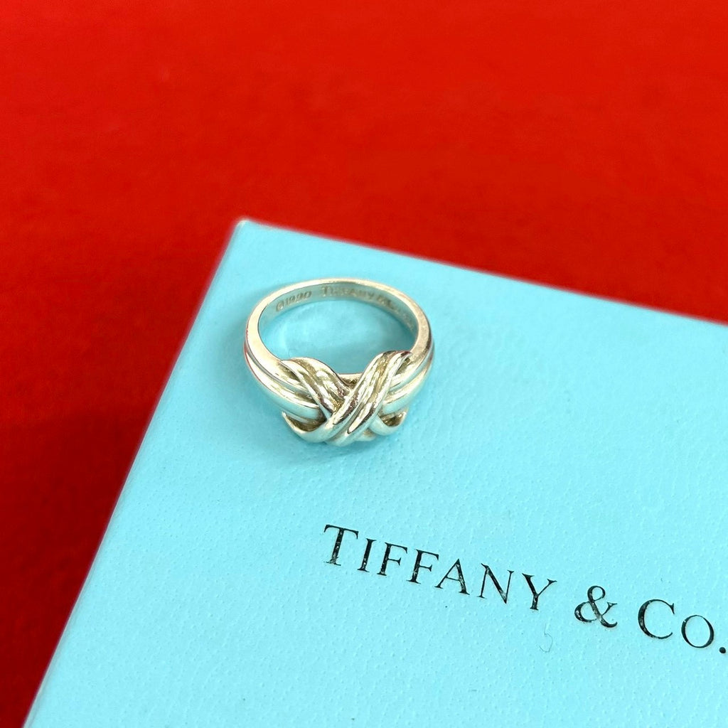 Tiffany & Co. リング 925 old tiffany ヴィンテージ TIFFANY&Co. ティファニー (Vintage) シグネチャー リング 指輪 9号 – Trip