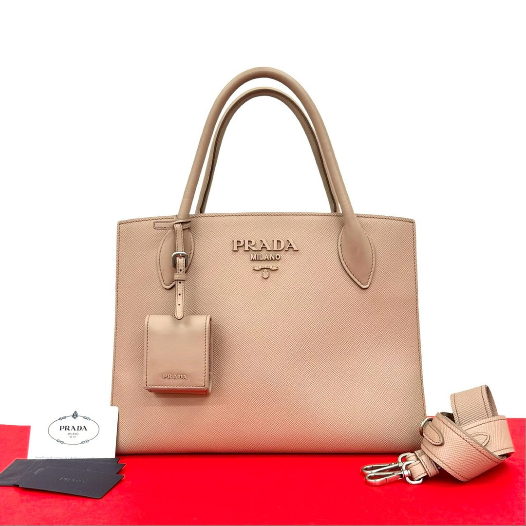 ショルダーバッグ プラダ モノクローム