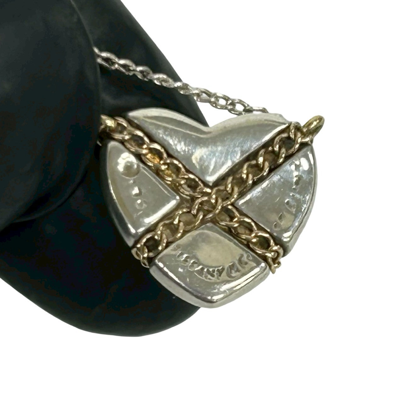 ディファニー ネックレスクロスハート TIFFANY&Co. ティファニー (Vintage) チェーンクロス ハート