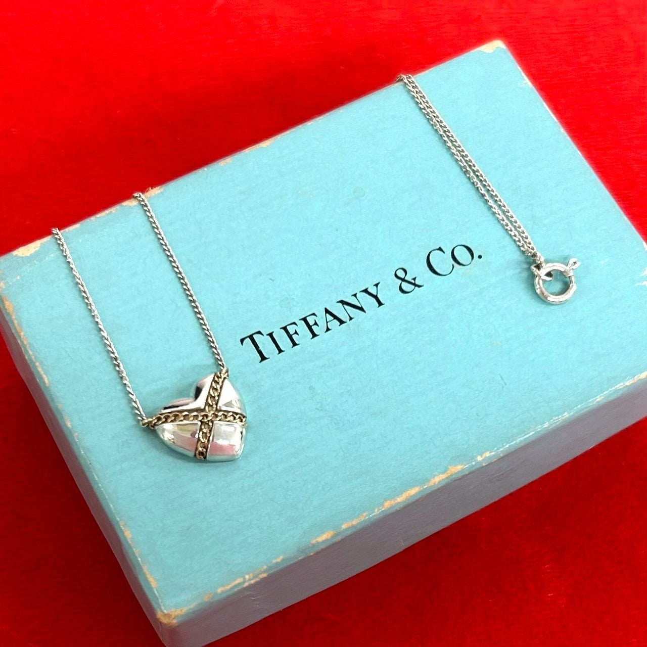 ティファニー TIFFANY&Co. ティファニー (Vintage) チェーンクロス ハート