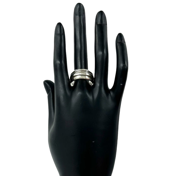 リング・指輪 ティファニー グルーブド ダブルライン リング
