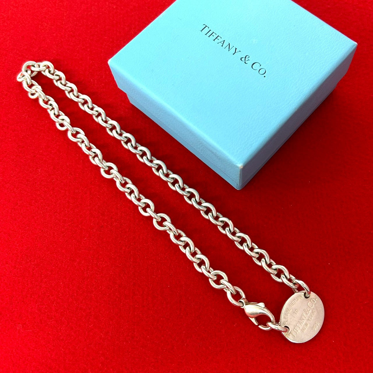 美品　オールドティファニー　リターントゥ　オーバル　ネックレストップ TIFFANY&Co. ティファニー (Vintage) リターントゥ オーバル