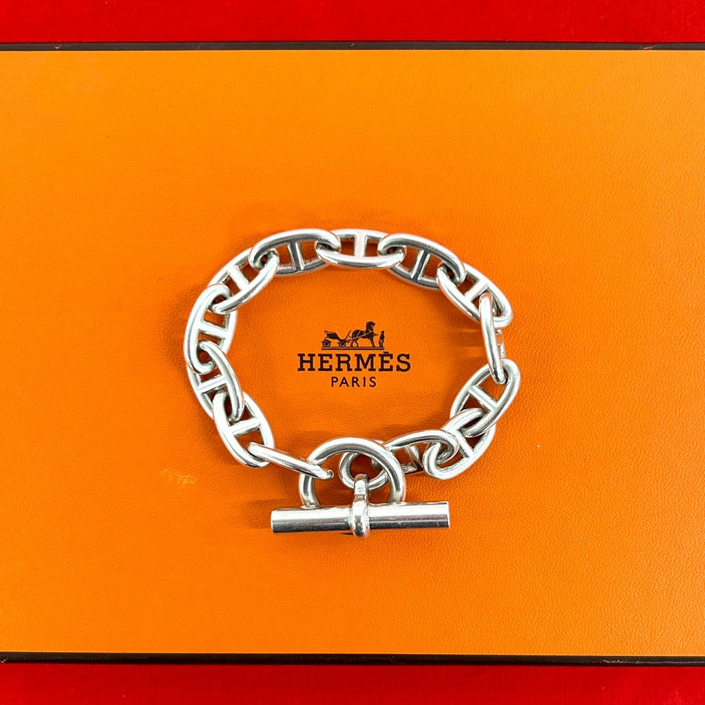 HERMES エルメス シェーヌダンクル GM 13コマ ブレスレット – Trip