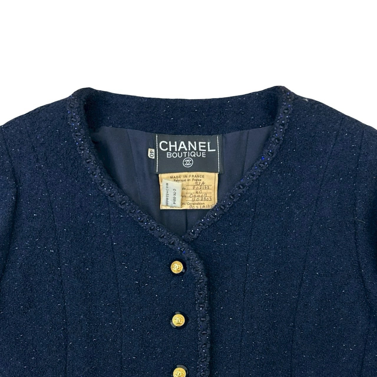 CHANEL シャネル (Vintage) ノーカラージャケット – Trip