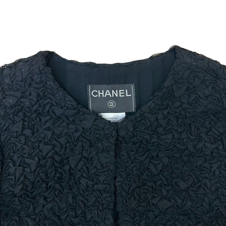 collarless jacket chanel