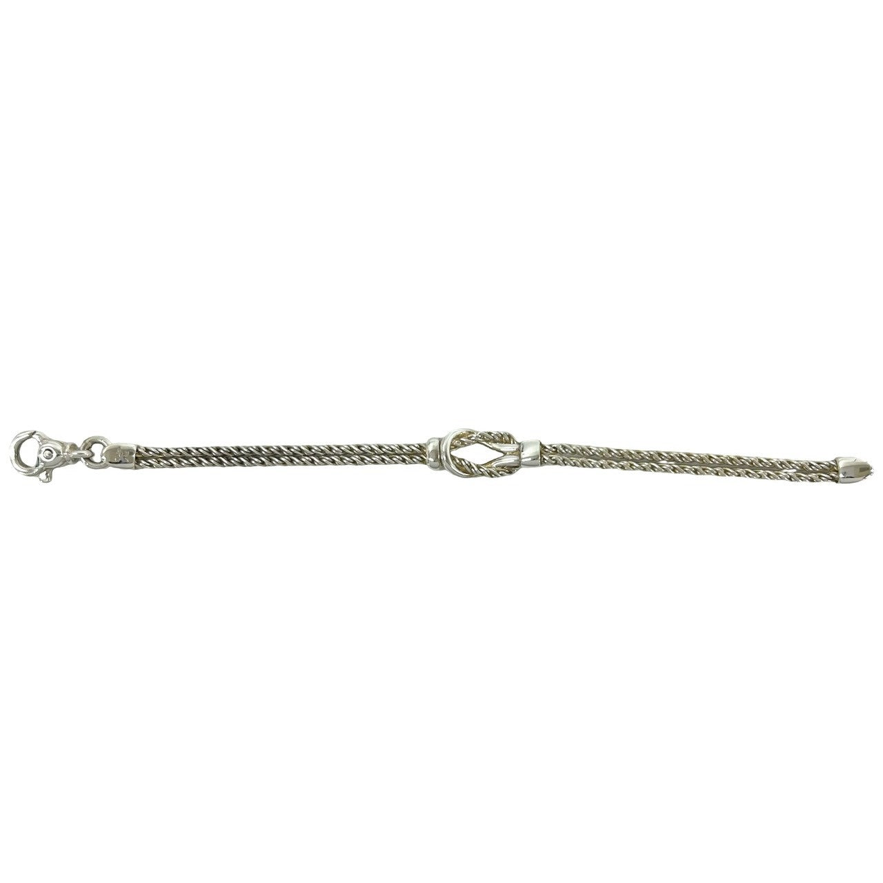 Tiffany&Co.ティファニー ダブルロープ センターノット ブレスレット TIFFANY&Co. ティファニー (Vintage) ダブルロープ センターノット