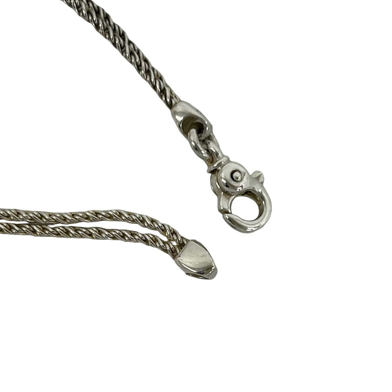 【希少】ティファニー TIFFANY ダブルロープ センターノット ブレスレット TIFFANY&Co. ティファニー (Vintage) ダブルロープ センターノット