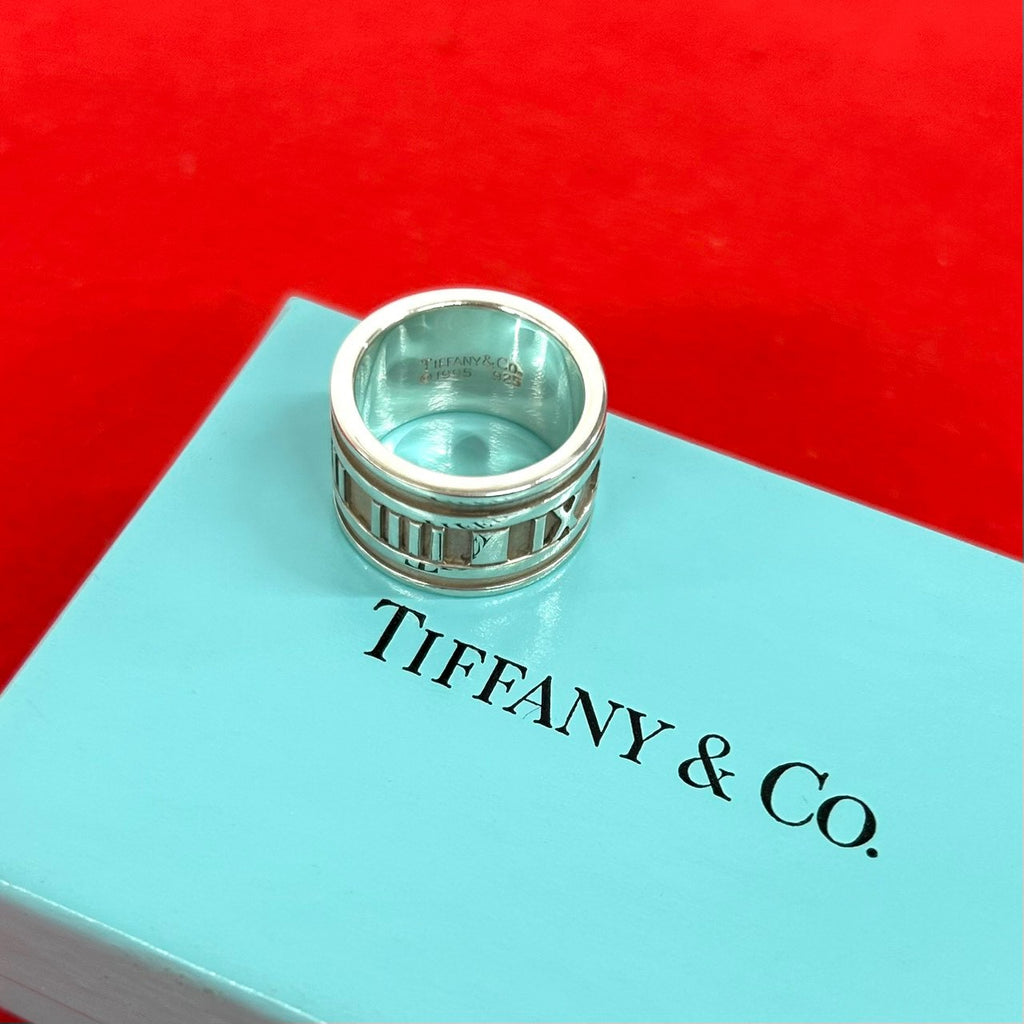 Tiffany & Co. Atlas Ring アトラスワイド　リング　8号 TIFFANY&Co. Tiffany (Vintage) Atlas Wide Ring Ring No. 8 – Trip