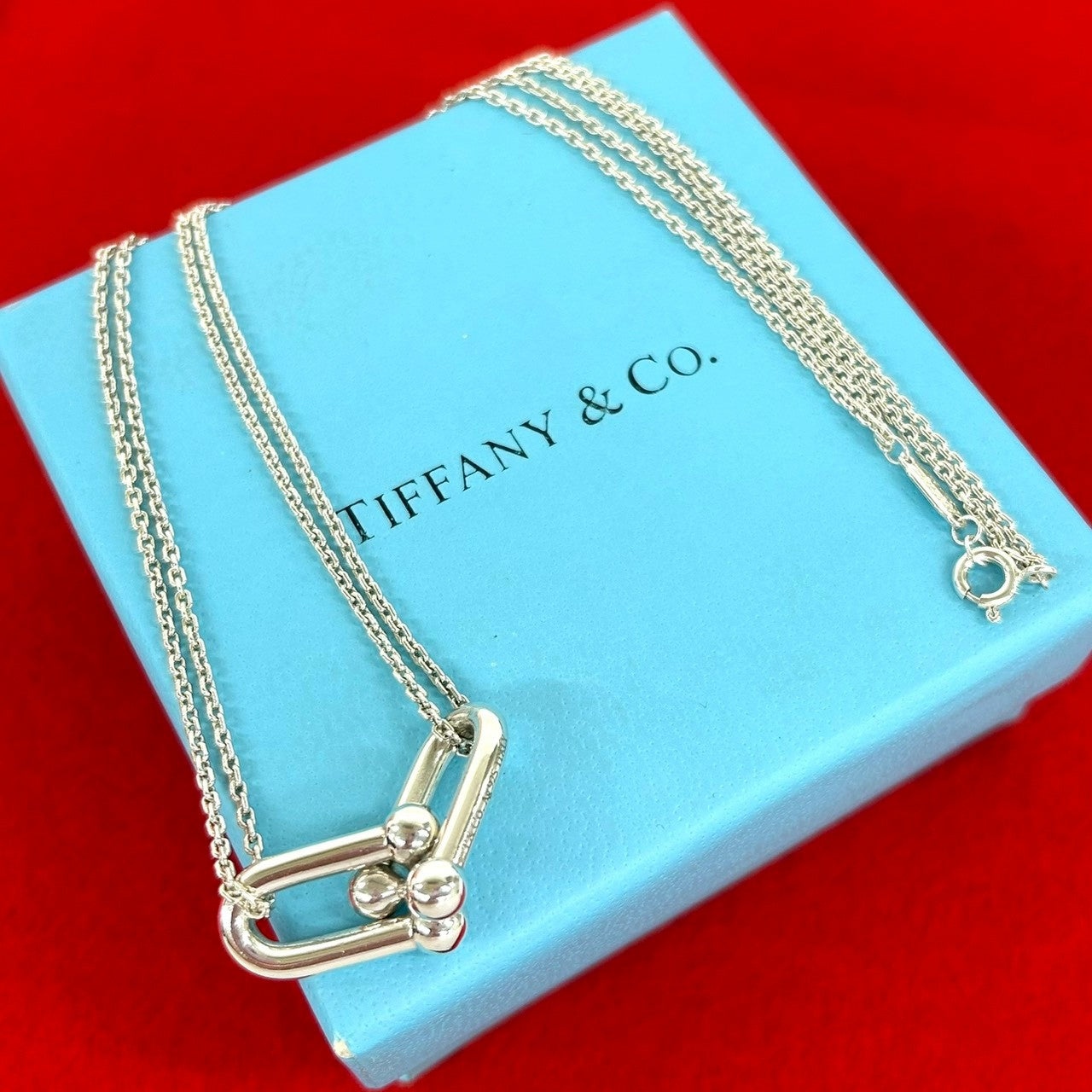 TIFFANY&Co. ティファニー ハードウェア ダブルリンク ネックレス – Trip