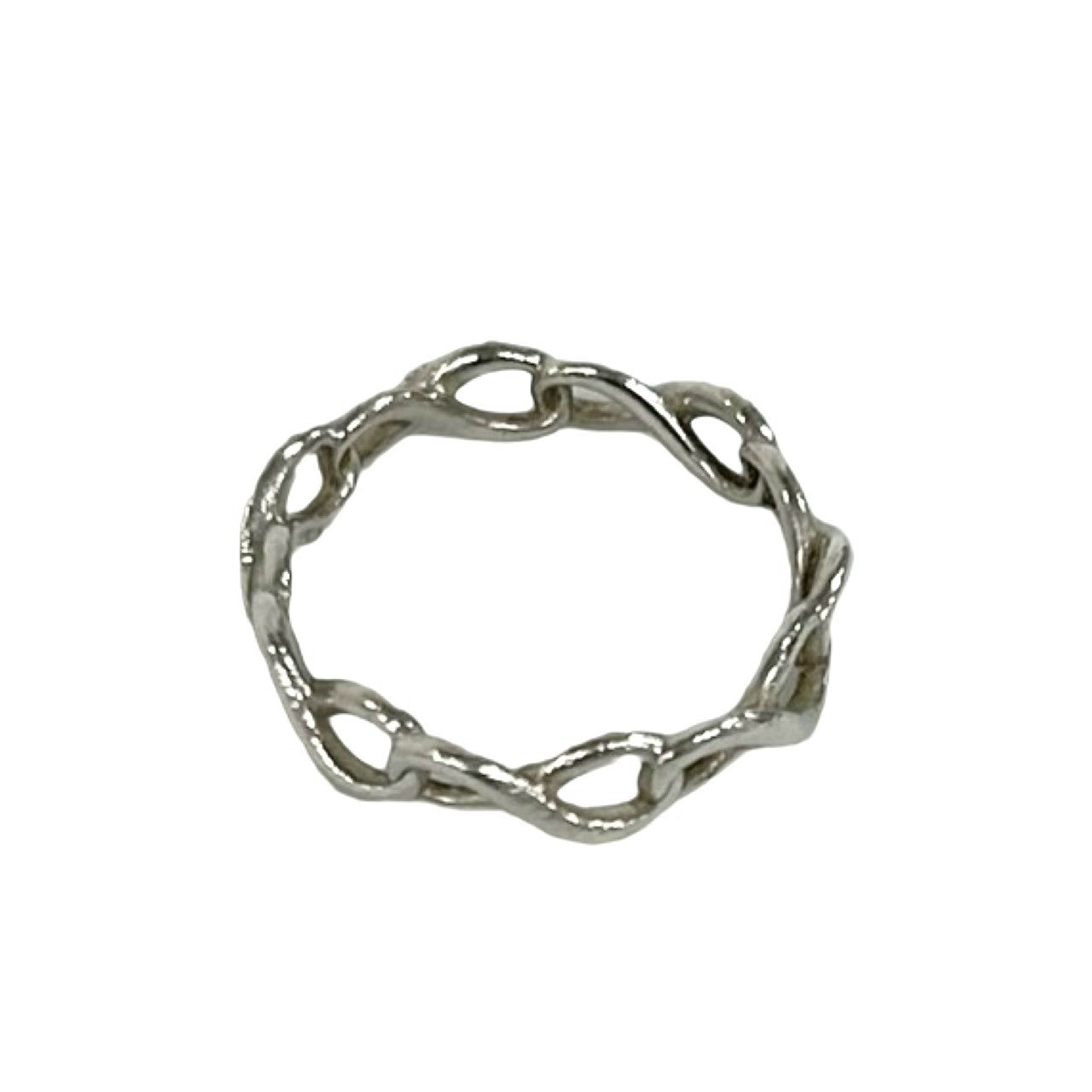 Tiffany インフィニティ　リング　OLD vintage シルバー　9号 TIFFANY&Co. ティファニー (Vintage) インフィニティ リング 指輪 9号