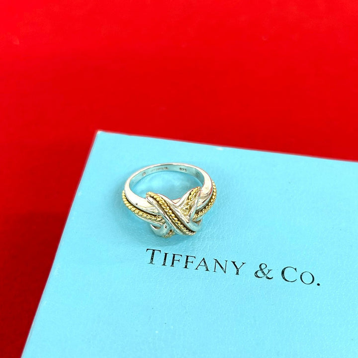 Rings Tiffany Signature Cross Combination Ring