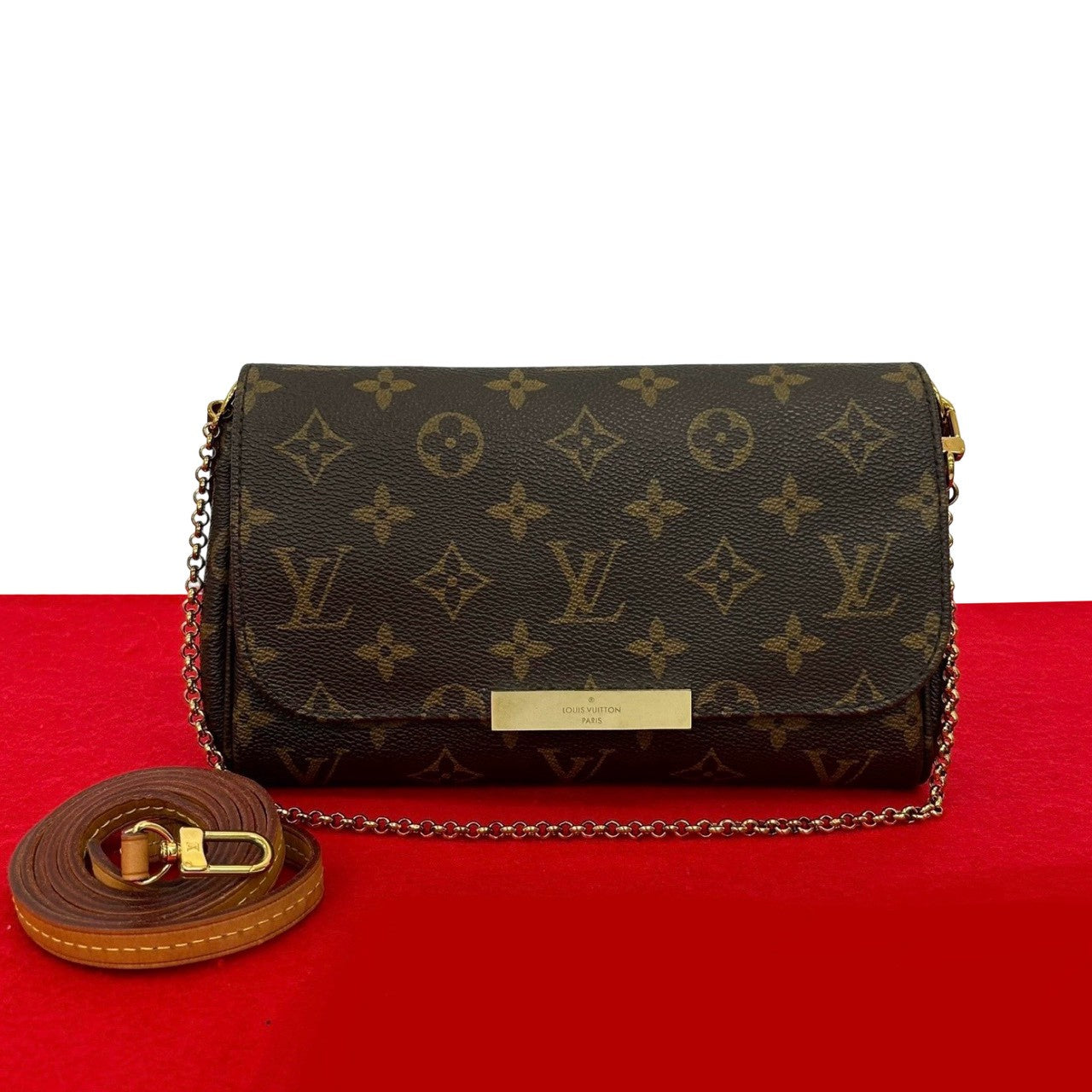 LOUIS LOUIS VUITTON ショルダーバッグ フェイボリットMM VUITTON ルイ 